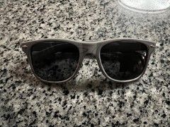 Mens / Womens VINTAGE RETRO Style SUNGLASSES Faux Wood Grain Print Gray Frame!!!