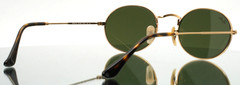 RAY BAN RB3547-N 001/8O Gold Unisex Oval Mirror Sunglasses 51-21-145 B:39