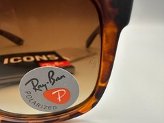 NEW Ray-Ban Justin Brown Polarized Sunglasses Matte Tortoise RB4165 865/T5