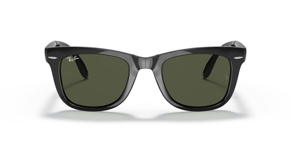 Ray-Ban RB4105 601 54mm Folding Wayfarer Black Sunglasses