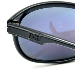 Arnet Big Deal Sunglasses VTG Logo Polarized Black Designer Frame & Lenses Italy