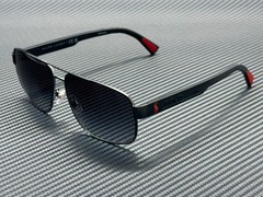 POLO RALPH LAUREN PH3165 92158G Dark Gunmetal Black Gradient Men’s 61 mm Sunglas