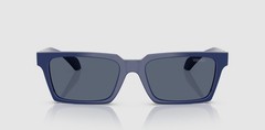 VERSACE VE4490U 545087 Solid Blue Dark Grey 55 mm Men’s Sunglasses