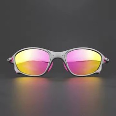 Oakley Penny & Juliet Metal Polarized Sunglasses Silver Frame/Silver Lens Retro