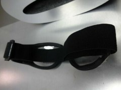 MOTORCYCLE BIKER Day or Night RIDING PADDED GLASSES GOGGLES Clear ANTI FOG LENS
