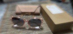 MOLSTA Helen Keller Series Rectangle Full Rim Pink/Gray Gradient UV400