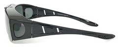 Flip Up POLARIZED Cover Put Fit over Sunglasses wear Rx glass Fit Driving UV400