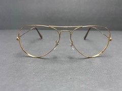 Ray-Ban RB 3025 Aviator Metal Gold Brown Frames Only 58-14-135 Excellent Italy