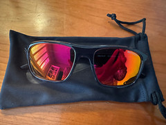 Nike Fire P FD1818 54–17–140 DARK GREY/POLAR RED FLASH Sunglasses NEW