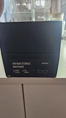 Ray-Ban Stories Wayfarer RW4002 G-15 Green Glass Lens Black Plastic Frame