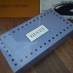 Gucci Men’s Aviator Sunglasses GG1419S Rimless Gold Metal Gray Gradient 145