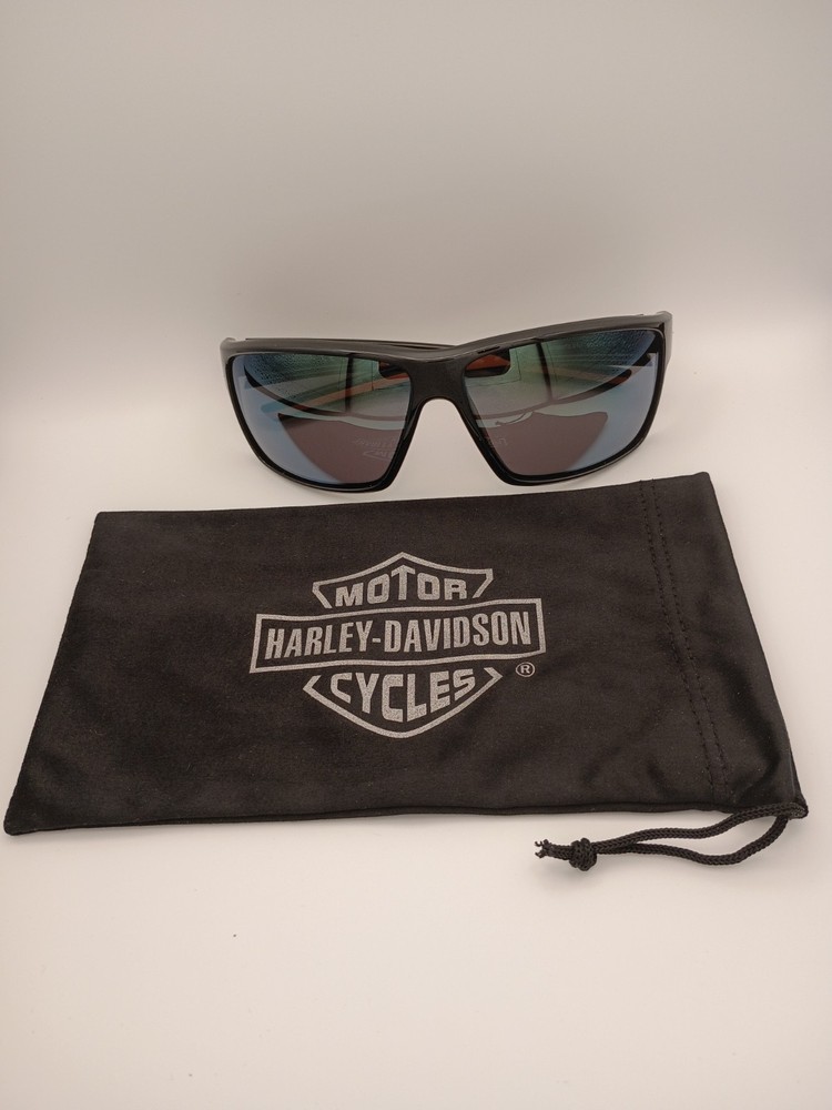 NEW Harley-Davidson Sunglasses Bordeaux Mirrored Lenses -Branded Cover Case.