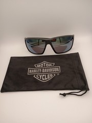 NEW Harley-Davidson Sunglasses Bordeaux Mirrored Lenses -Branded Cover Case.