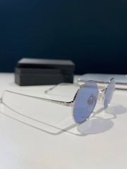Garrett Leight X Ozzy Sunglasses Platinum Semi-Flat Indigo Brand New Never Worn