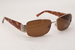 NEW SOL BY DAISY FUENTES 108P 057 ROSE GOLD TORT AUTHENTIC SUNGLASSES 57-16