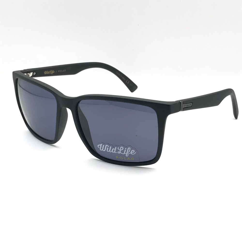 Vonzipper Lesmore Black Satin (matte)/ WildLife Polarized Sunglasses