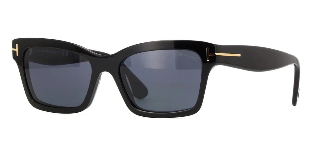 Tom Ford Mikel TF 1085 ECO 01A Black Square Sunglasses Frame 54-17-140