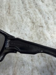 Oakley Ten X Sunglasses Glossy Black Frame Black Lenses Made in USA Rare