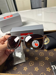 Ray-Ban RB4187 Tortoise Frame Brown Lens Square Sunglasses