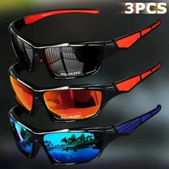 New 2025 Polarized Vertex Men AntiGlare Fishing Cycling Driving Sport Sunglasses