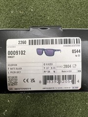 Oakley Holbrook 0009102 Men’s Square Sunglasses Matte Black Prizm Grey Lens
