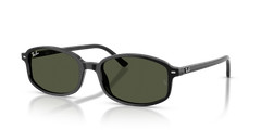 Ray-Ban Sam Polished Black/Green 56 mm Sunglasses RB2232 901/31 56-19