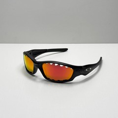Oakley x Satisfy Straight Jacket Black Frame Ruby Lens Sunglasses NEW