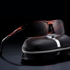 Aluminum HD Polarized Photochromic Sunglasses Men Glasses Driving Sports Eyewear