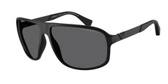 EMPORIO ARMANI EA4029 5001T3 Matte Black Grey Polarized 64 mm Men’s Sunglasses