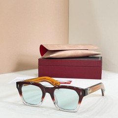 Jacques Marie Mage STERETT Unisex Eyeglasses Crystal/Cyan 52-22 145mm With Case