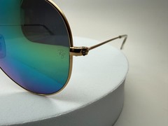 Ray-Ban RB3025 color 112/19 Arista Matte Gold with Green Mirror Flash lens *NEW*