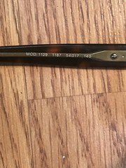 VERSACE Unisex Dark Brown Gold MOD 1129 – 54[]17 – 140 Rectangle Sunglasses EUC!