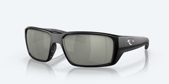 Costa Del Mar Fantail PRO Black / Gray Silver POLARIZED Glass Sunglasses 580G