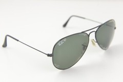 RAY-BAN RB 3025 AVIATOR LARGE METAL 002/58 58-14 3P sunglasses Black POLARIZED