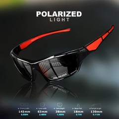 Polarized Sports Sunglasses for Men – Anti-Glare, UV Protection for Driving