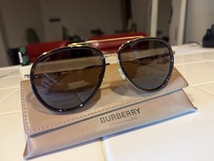 NEW Burberry 3125 Oliver Sunglasses 101773 Gold 100% AUTHENTIC