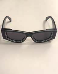 OFF-WHITE ANDY BLACK SUNGLASSES UNISEX OERI047 1007 Lightly Used