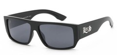New Locs Large Flat Top Gangster Glasses Men Dark Lens Sunglasses Black OG