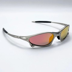 Oakley Penny X-Metal Sunglasses Silver Frame Ruby Lens Vintage RareIN BOX