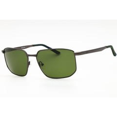 Zeiss Men’s Sunglasses Satin Dark Gunmetal Metal Geometric Frame ZS23139SP 065