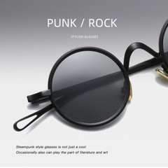 Retro Round Sunglasses Trendy Circle Hippie Sun Shades Glasses UV400 Protection