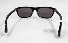 Bottega Veneta BV1328SM Acetate Rectangle Sunglasses Men’s S Shiny Solid Black