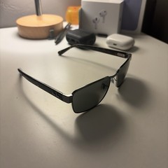 RAY BAN RB3750 004 B1 Gunmetal Grey Unisex 59 mm Sunglasses