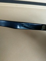 RAY-BAN L2870 Made in USA G15 GLOSSY BLACK EBONY BALORAMA Wrap Vintage See Photo
