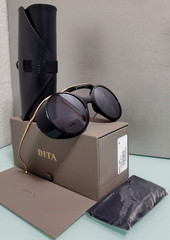 DITA Nacht-One DTS108-56-01 Black Gold UNISEX Sunglasses-56-24/125