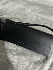 BOLON BL8108 Men’s Rectangle Sunglasses Black Metal/Plastic Gray Tinted 148mm
