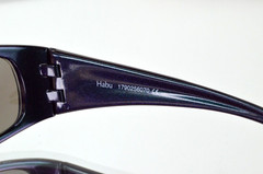 INSANE Bolle “Habu” Wrap Sunglasses Iridescent Purple/Blue Y2K France Vintage