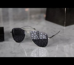 Authentic YSL Yves Saint Laurent Titanium Aviator Super Stars Sunglasses SL 193T