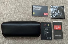 RAY-BAN RB4195M SCUDERIA FERRARI Spain LTD Sunglasses Carlos Sainz Black / Grey