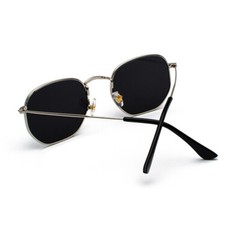 Retro Hipster Sunglasses Men Women Geometric Square Vintage Metal Frame Glasses